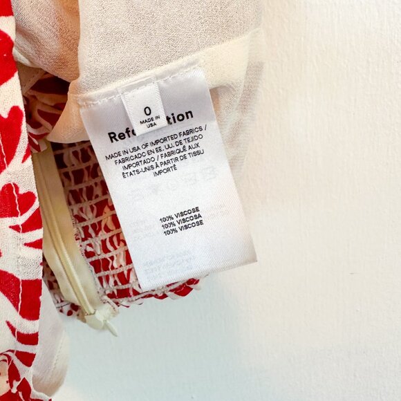 Reformation | Novena Floral Tie Sweetheart Tank Top in Hearts Love - Picture 7 of 7